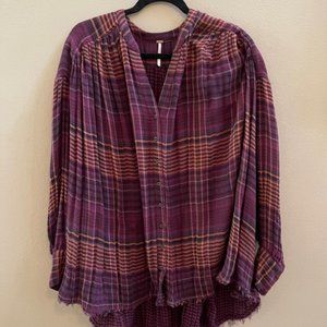 Free People Come On Over Shirt Size Small